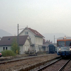 Sonderfahrt auf Güterzugstrecken an Neckar und Fils