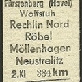 Studienfahrt über Nebenstrecken der Deutschen Reichsbahn ab Fürstenberg (Havel)